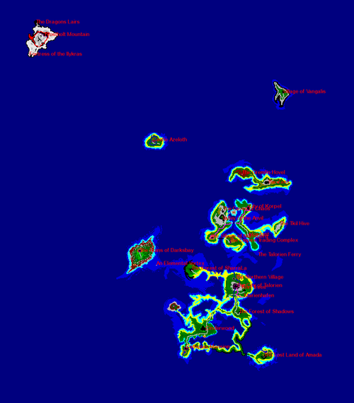 Labeled map